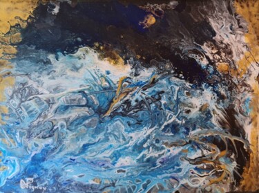 Peinture intitulée "Ricochets" par Philippe Vignaux, Œuvre d'art originale, Acrylique