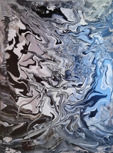 Peinture intitulée "Ricochets 2" par Philippe Vignaux, Œuvre d'art originale, Acrylique