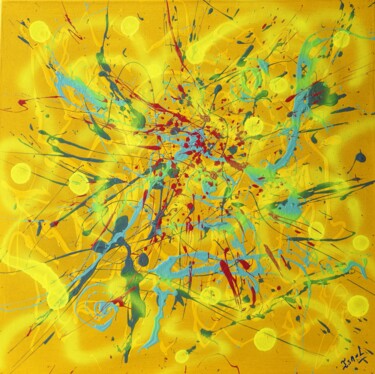 Peinture intitulée "N° 21.05 Eclat" par Isa-L, Œuvre d'art originale, Acrylique Monté sur Châssis en bois