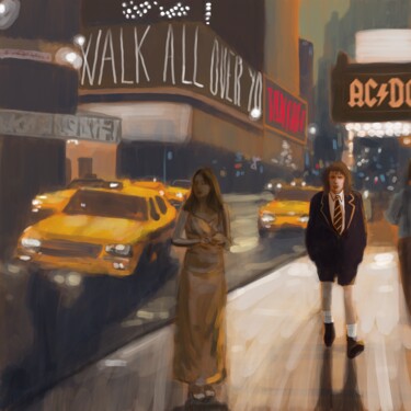 "Walk all over you" başlıklı Dijital Sanat Eric Stephan tarafından, Orijinal sanat, Dijital Resim Diğer sert panel üzerine m…
