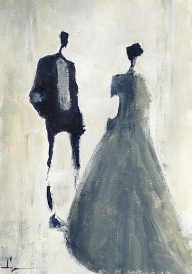 绘画 标题为“Silhouette #2, The…” 由Dominique Dève, 原创艺术品, 丙烯