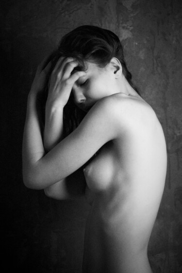 Photographie intitulée "Klaudia 1" par Jean Luc Michon, Œuvre d'art originale, Photographie argentique