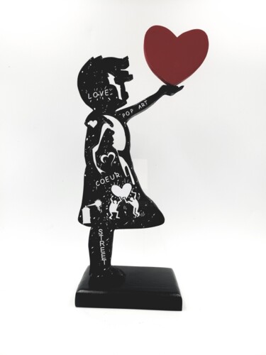 雕塑 标题为“BANKSYWOOD HARING S…” 由Ravi, 原创艺术品, 木