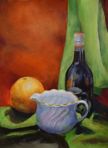 Painting titled "Draft3" by Ageliki Aggelike, Original Artwork, Acrylic