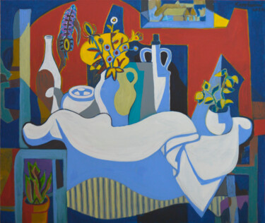 绘画 标题为“Decorative still li…” 由Mykola Kozlovskyi, 原创艺术品, 丙烯