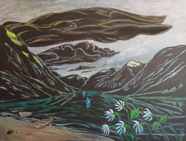 Restless souls of ships 绘画 标题为“Restless souls of s…” 由Shaliko Saghatelyan, 原创艺术品, 油