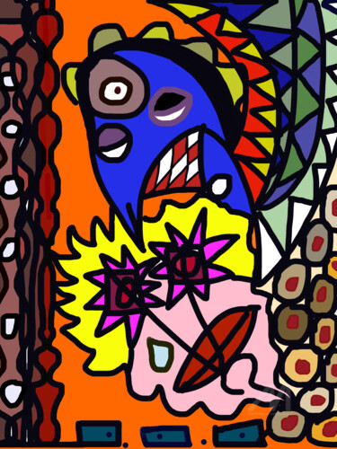 Arte digital titulada "ET COI" por Solune, Obra de arte original, Pintura Digital
