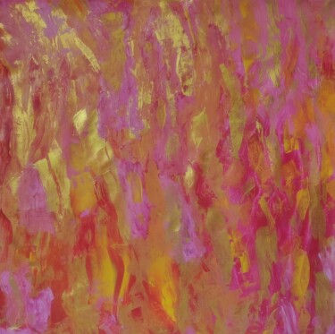 Coral energy Painting titled "Coral energy" by Vafa Majidli, Original Artwork, Acrylic