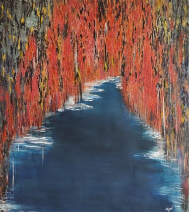 Painting titled "Enchanted" by Atignas Art, Original Artwork, Acrylic
