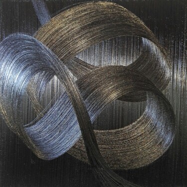 绘画 标题为“huile tableau conte…” 由Steivan Loundou, 原创艺术品, 油 安装在木质担架架上
