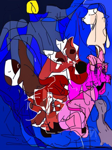 Arte digital titulada "GRIFON" por Solune, Obra de arte original, Pintura Digital