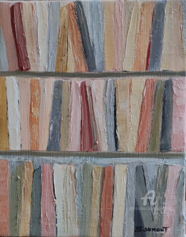 Peinture intitulée "douceur" par Sophie Dumont, Œuvre d'art originale, Huile Monté sur Châssis en bois