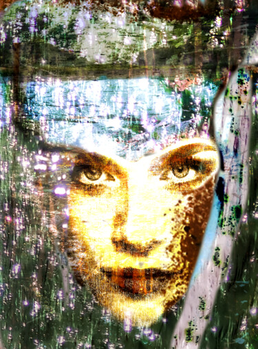 Digital Arts με τίτλο "La foce del Chienti…" από Mangani', Αυθεντικά έργα τέχνης, Ψηφιακή ζωγραφική