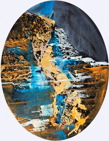 Peinture intitulée "Bacchanales" par Françoise Dugourd-Caput, Œuvre d'art originale, Huile