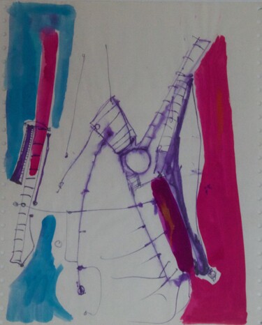 fragil Dessin intitulée "fragil" par Alois Oberndorfer, Œuvre d'art originale, Crayon