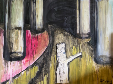 ertfaeопщо / The Great Gatsby - {$M} Painting titled "ertfaeопщо / The Gr…" by Leni Smoragdova, Original Artwork, Oil Mounted on Wood Stretcher frame