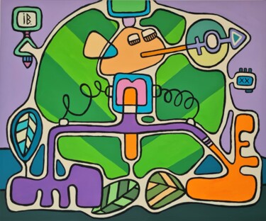 绘画 标题为“How can I perform a…” 由Inke Bemelmans, 原创艺术品, 丙烯