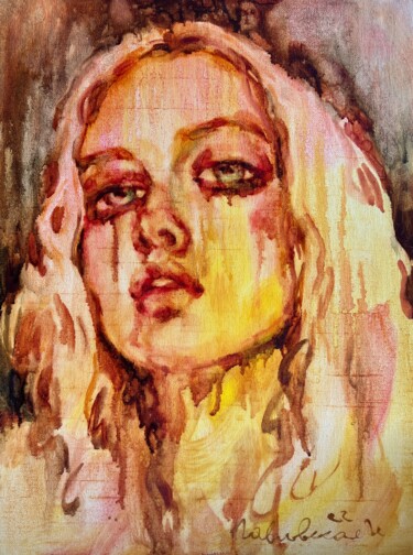 You don't need to like others as long as you don't like your 绘画 标题为“You don't need to l…” 由Isolde Pavlovskaya, 原创艺术品, 油 安装在纸板上