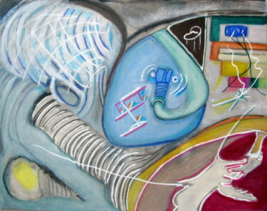 Peinture intitulée "SIN TITULO" par Juan Luis Gandulfo, Œuvre d'art originale, Acrylique Monté sur Châssis en bois