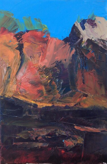 Peinture intitulée "Carrière" par Barbour, Œuvre d'art originale, Huile