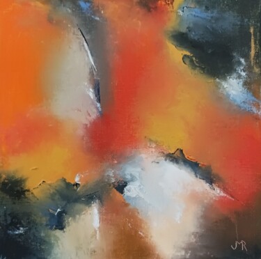 Painting titled "IRISATION" by Jean-Michel Roger, Original Artwork, Oil