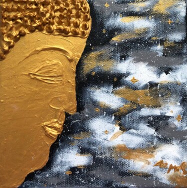 绘画 标题为“The Buddha Universe” 由Ivanna Mois, 原创艺术品, 丙烯