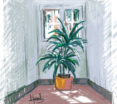 数字艺术 标题为“Confinement sketch…” 由Maral Der Boghossian, 原创艺术品, 数字油画