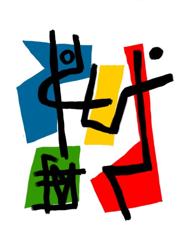 数字艺术 标题为“ab 3” 由Franck Vidal, 原创艺术品, 数字油画