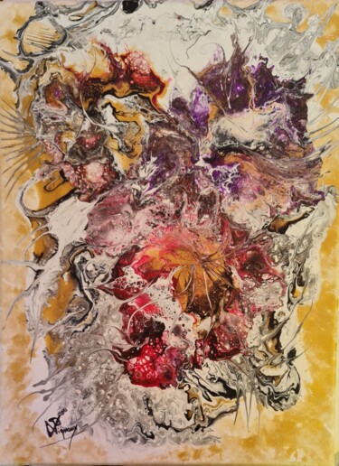 Peinture intitulée "Bouquet final" par Philippe Vignaux, Œuvre d'art originale, Acrylique