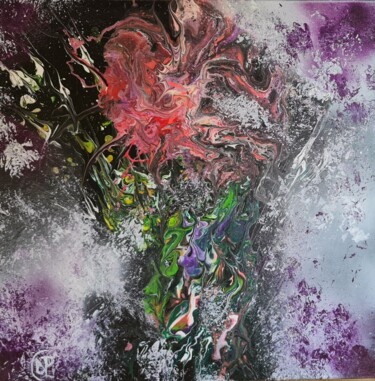 Peinture intitulée "Bouquet final 4" par Philippe Vignaux, Œuvre d'art originale, Acrylique