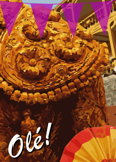 数字艺术 标题为“OLE!” 由Josep Domènech, 原创艺术品, 2D数字工作