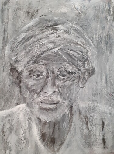 Peinture intitulée "Sage" par Hélène Lentini, Œuvre d'art originale, Acrylique