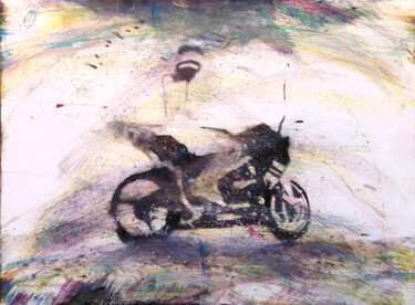 Peinture intitulée "CBR" par Sánchez Gruffy, Œuvre d'art originale, Huile