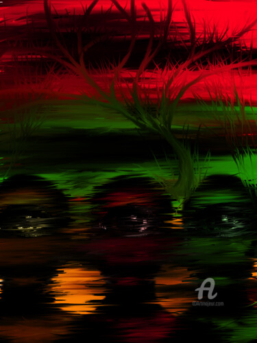 Digital Arts titled "Un corps pour trois" by Oleg Andrienko, Original Artwork, 2D Digital Work
