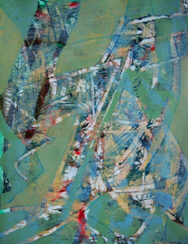 Peinture intitulée "Thyeste" par Philippe Casaubon, Œuvre d'art originale, Huile