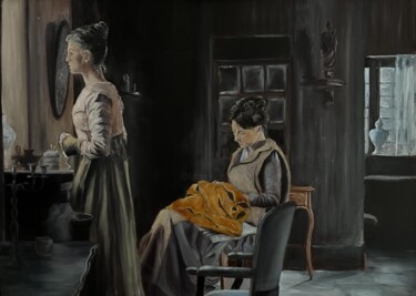 제목이 "Eugénie Grandet"인 미술작품 Marie-Françoise Durnerin로, 원작, 기름