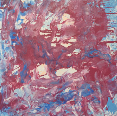 Painting titled "Untitled Abstract 39" by Oberlin The Artist, Original Artwork, Acrylic