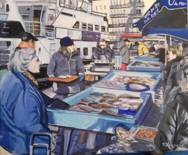 Peinture intitulée "icone Marseillaise" par Francis Stanzione, Œuvre d'art originale, Acrylique