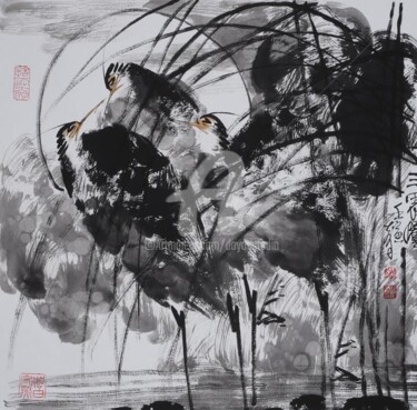 Three Herons 三思图 （No.1690202891)