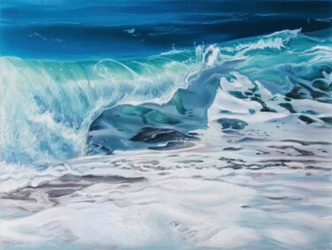 绘画 标题为“Turquoise” 由Irina Ponna, 原创艺术品, 粉彩