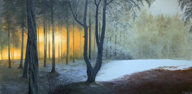 Peinture intitulée "Clarté fugace" par Patrick Egger, Œuvre d'art originale, Acrylique Monté sur Châssis en bois