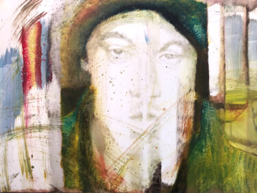 Peinture intitulée "Nas" par Sánchez Gruffy, Œuvre d'art originale, Huile
