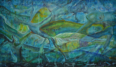Painting titled "Кармические связи" by Sergiy Totuha (Totuha), Original Artwork, Acrylic