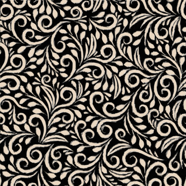 Peinture intitulée "Detailed line ornam…" par Tony Rubino, Œuvre d'art originale, Acrylique Monté sur Châssis en bois
