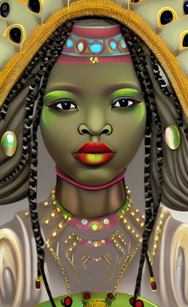 Digitale Kunst mit dem Titel "Akira" von China Alicia Rivera, Original-Kunstwerk, Digitale Malerei