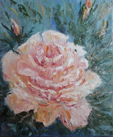 Peinture intitulée "Anima fragile" par Maria Galan, Œuvre d'art originale, Huile Monté sur Châssis en bois