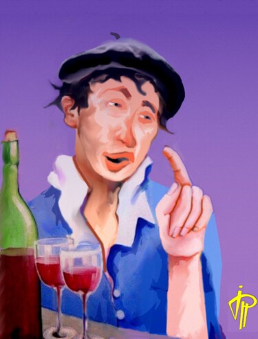 Arts numériques intitulée "l'eau ferrugineuse…" par Jean Pierre Poveda, Œuvre d'art originale, Peinture numérique