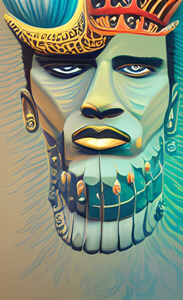 Artes digitais intitulada "Jamal" por China Alicia Rivera, Obras de arte originais, Pintura digital