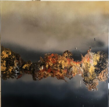 Peinture intitulée "Reflets" par Siga, Œuvre d'art originale, Acrylique Monté sur Châssis en bois