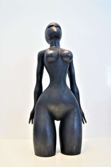 Sculpture titled "Tension" by Jean-Christophe Cronel (JC Cronel), Original Artwork, Casting